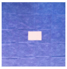 Campo quirúrgico hendido estéril 75x75 cm