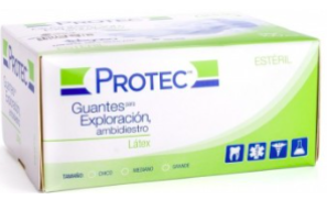 Guante de látex estéril